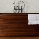 Tab mandi kayu: ciri, jenis, pilihan, penjagaan