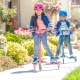 Çocuk scooterları: çeşitleri, seçimi ve çalışma kuralları
