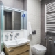 Thiết kế của một phòng tắm kết hợp 4 mét vuông. NS