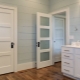 Kunststof deuren naar de badkamer: variëteiten, selectie, installatie