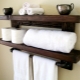 Ράφι για πετσέτες στο μπάνιο: ποικιλίες, συστάσεις για επιλογή