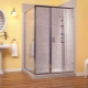 Puertas de vidrio para una cabina de ducha: variedades, selección, cuidado.