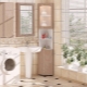 ארונות בסיס פינתיים בחדר האמבטיה: תכונות, זנים, בחירה