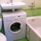 Design options for a bathroom with a washing machine in Khrushchev