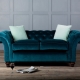 Mga velvet sofa: mga varieties at tip para sa pagpili