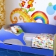 Sofa kanak-kanak dengan sisi: jenis, bahan dan rahsia pilihan