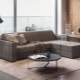 Sofa dengan pouf: gambaran keseluruhan model dan pemilihan