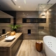 עיצוב חדר אמבטיה דמוי עץ