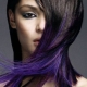 Violeti matu gali: modes tendences un krāsošanas tehnikas