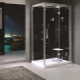 Características de una cabina de ducha con un tamaño de 90x120 cm.