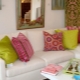 Cuscini del divano: tipi, dimensioni e opzioni di posizione