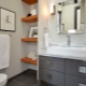 Bathroom shelves: types, selection and DIY