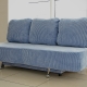 Összecsukható kanapék karfa nélkül: típusok, méretek és választék
