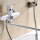 Shower faucets with long spout: description, types and models