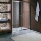 Sklenené sprchové dvere: vlastnosti, veľkosti a vzory