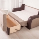 Pull-out sofas with drawers for linen