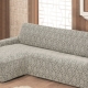 Bagaimana untuk memilih penutup untuk sofa sudut dengan ottoman?