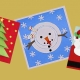 Weihnachtskarten zum Selbermachen für Kinder