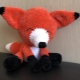 Fox amigurumi: corak mengait dan penerangan