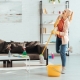 What are the types of cleaning?
