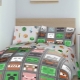 Biancheria da letto in stile Minecraft