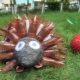 How to make a hedgehog from a plastic bottle?