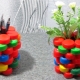 Crafts from plastic bottle caps
