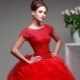 Variety of red prom dresses and creating an image with them