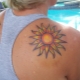 Tatuaje de sol