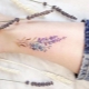 Ko nozīmē lavandas tetovējumi un kādi tie ir?