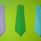 صنع اوريغامي على شكل ربطة عنق
