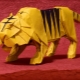 Výroba origami v podobě tygra