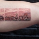 Skice i značenje tetovaže grada