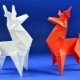 Jak lze origami poskládat do tvaru jelena?