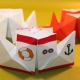 Bagaimana cara membuat origami dalam bentuk pengukus?