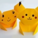 Bagaimana cara membuat origami dalam bentuk Pikachu?