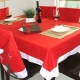Was sind rote Tischdecken und wie wählt man sie aus?