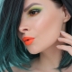 Make-up v zelených tónoch