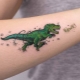 Visão geral da tatuagem de dinossauro