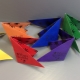 Origami pour enfants en forme de clap