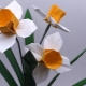 Origami dalam bentuk daffodil