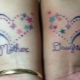 Par de tatuagens para mãe e filha