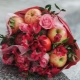 Variety of apple bouquets