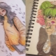 Dibujos de chicas para cuaderno de bocetos