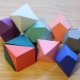 Melipat bentuk geometri menggunakan teknik origami