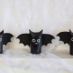 Making bats for Halloween