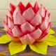 Výroba origami ve tvaru lotosu