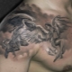 Татуировка на ангел и демон: значение и скици