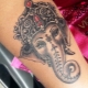 Ganesha tattoo: sketch at kahulugan