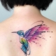 Татуировки на колибри за момичета